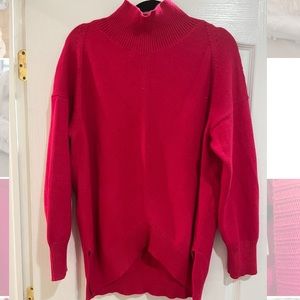 Anthropologie Hot Pink Sweater